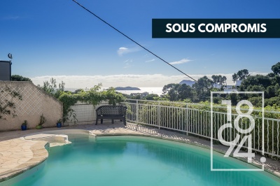 Triplex avec jardin privatif, piscine et magnifique vue mer !